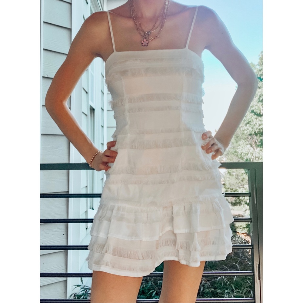 Princess Polly molina mini dress white